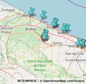 Mappa Contrada Maccarone Zona Ind.le, 70033 Corato BA, Italia (15.73538)