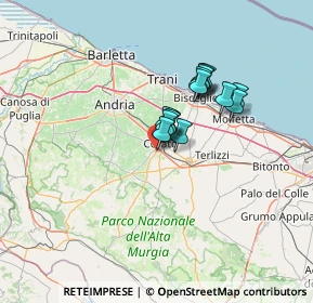 Mappa Via S. Magno, 70033 Corato BA, Italia (9.39357)