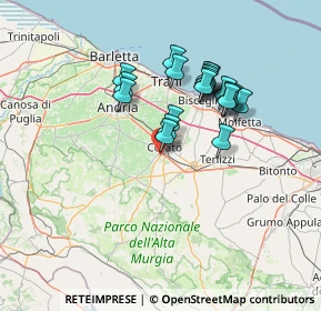 Mappa Via S. Magno, 70033 Corato BA, Italia (12.471)