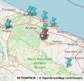 Mappa Via S. Magno, 70033 Corato BA, Italia (14.5225)