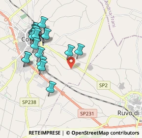 Mappa Strada Esterna Bracco, 70033 Corato BA, Italia (2.3405)