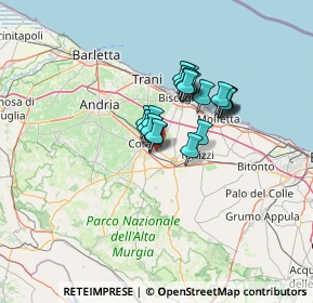 Mappa Strada Esterna Bracco, 70033 Corato BA, Italia (9.519)