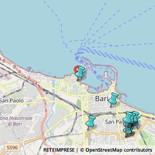 Mappa Lungomare Starita, 70100 Bari BA, Italia (3.80583)