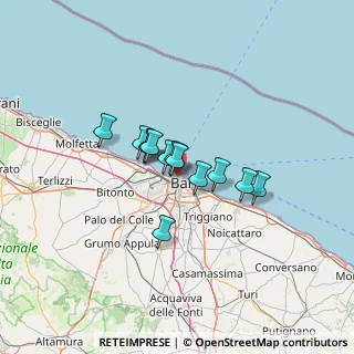 Mappa Lungomare Starita, 70100 Bari BA, Italia (8.79308)