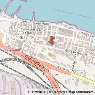 Mappa Strada San Girolamo, 41, 70132 Bari, Bari (Puglia)