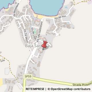 Mappa Piazza Dei Pini, 07021 Arzachena, Sassari (Sardegna)