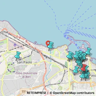 Mappa Via Pasquale di Cagno, 70132 Bari BA, Italia (3.407)