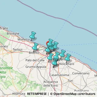 Mappa Via Pasquale di Cagno, 70132 Bari BA, Italia (9.68385)
