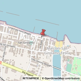 Mappa Lungomare IX Maggio, 6, 70132 Bari, Bari (Puglia)