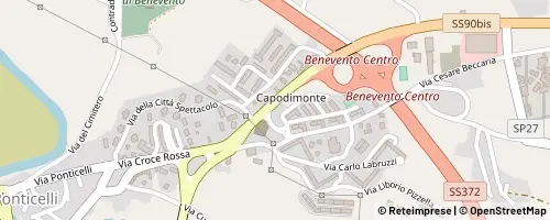 Mappa Benevento