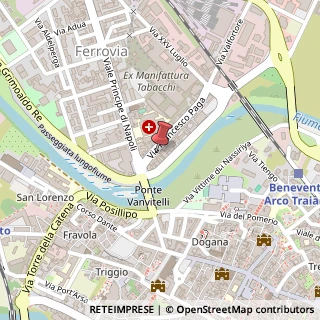 Mappa Via Francesco Paga, 20, 82100 Benevento, Benevento (Campania)