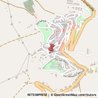Mappa Via sabotino, 71024 Candela, Foggia (Puglia)