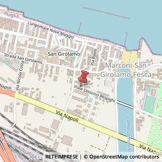 Mappa Viale Ottorino Respighi, 67, 70132 Bari, Bari (Puglia)