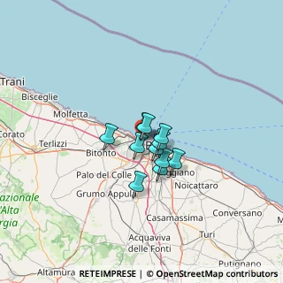 Mappa Via Napoli, 70132 Bari BA, Italia (7.37182)