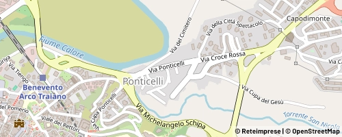 Mappa Benevento