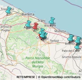 Mappa Via Gravina 156 z. Ind.le, 70033 Corato BA, Italia (16.08)