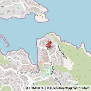 Mappa Via Porto Cervo, 07020 Porto Cervo SS, Italia, 07020 Arzachena, Sassari (Sardegna)