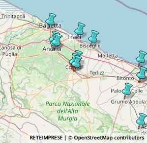 Mappa Via Varderuolo, 70033 Corato BA, Italia (17.86571)