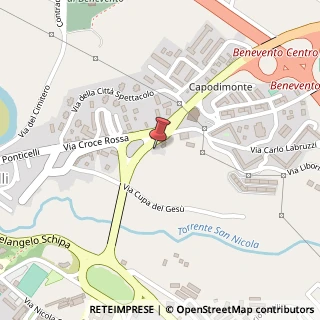 Mappa Via Nicola Ciletti, 2, 82100 Benevento, Benevento (Campania)