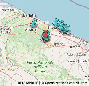 Mappa Viale Degli Artigiani, 70033 Corato BA, Italia (8.45769)