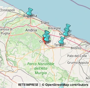 Mappa Viale Degli Artigiani, 70033 Corato BA, Italia (21.83667)