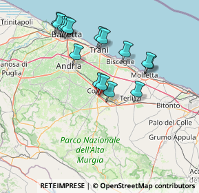 Mappa Viale Degli Artigiani, 70033 Corato BA, Italia (15.206)