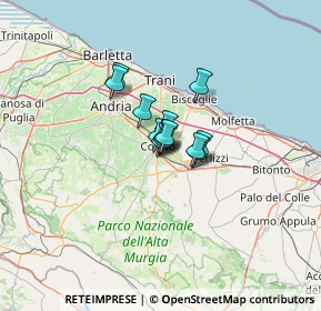 Mappa Viale Degli Artigiani, 70033 Corato BA, Italia (5.98077)