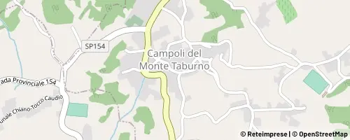 Mappa Campoli del Monte Taburno