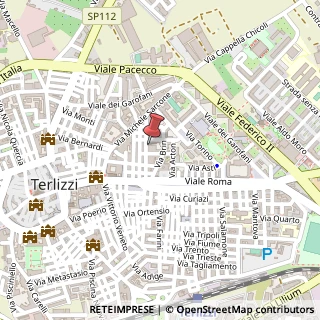 Mappa Via M. Bisceglia, 52, 70038 Terlizzi, Bari (Puglia)
