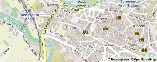 Mappa Benevento