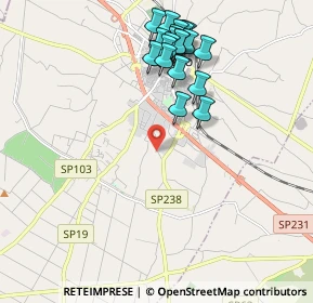 Mappa Strada Vicinale Contrada Forchetta, 70033 Corato BA, Italia (2.214)