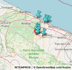 Mappa Strada Vicinale Contrada Forchetta, 70033 Corato BA, Italia (7.3)