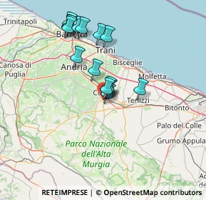 Mappa Strada Vicinale Contrada Forchetta, 70033 Corato BA, Italia (13.734)