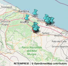 Mappa Strada Vicinale Contrada Forchetta, 70033 Corato BA, Italia (8.5635)