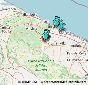 Mappa Strada Vicinale Contrada Forchetta, 70033 Corato BA, Italia (9.005)