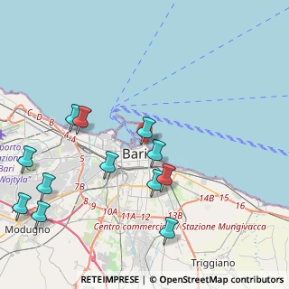Mappa Via Martínez, 70122 Bari BA, Italia (5.12083)