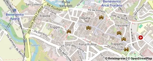 Mappa Benevento