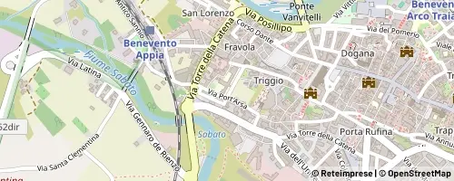 Mappa Benevento