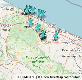 Mappa Km. 16.735, 70033 Corato BA, Italia (13.75133)