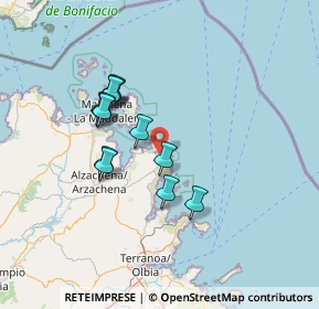 Mappa Via Porto Vecchio, 07021 Arzachena SS, Italia (12.59077)