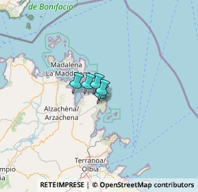 Mappa Via Porto Vecchio, 07021 Arzachena SS, Italia (18.84667)