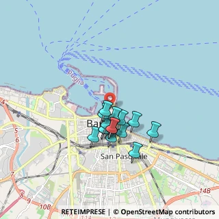 Mappa Via Pier l'Eremita, 70122 Bari BA, Italia (1.35467)