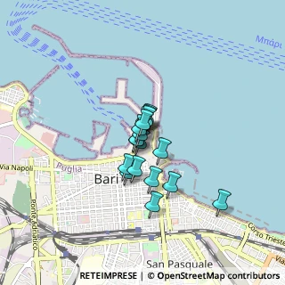 Mappa Vico I° San Francesco della Scarpa, 70122 Bari BA, Italia (0.50389)
