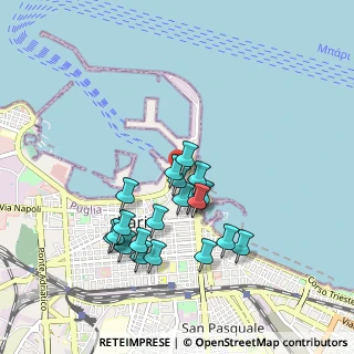 Mappa Via Pier l'Eremita, 70122 Bari BA, Italia (0.889)