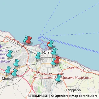 Mappa Strada Quercia, 70122 Bari BA, Italia (5.07917)