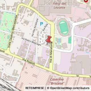 Mappa Via Pietro Mascagni, 28, 70132 Bari, Bari (Puglia)
