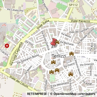 Mappa Via Benedetto Croce, 3, 70038 Terlizzi BA, Italia, 70038 Terlizzi, Bari (Puglia)
