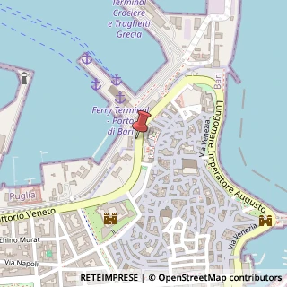 Mappa Corso Antonio De Tullio,  4, 70122 Bari, Bari (Puglia)