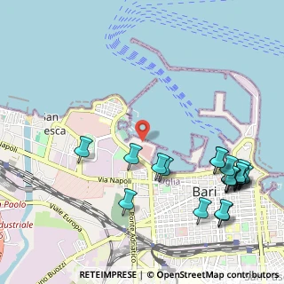 Mappa Porto di Bari, 70123 Bari BA, Italia (1.4325)