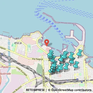 Mappa Porto di Bari, 70122 Bari BA, Italia (1.2785)